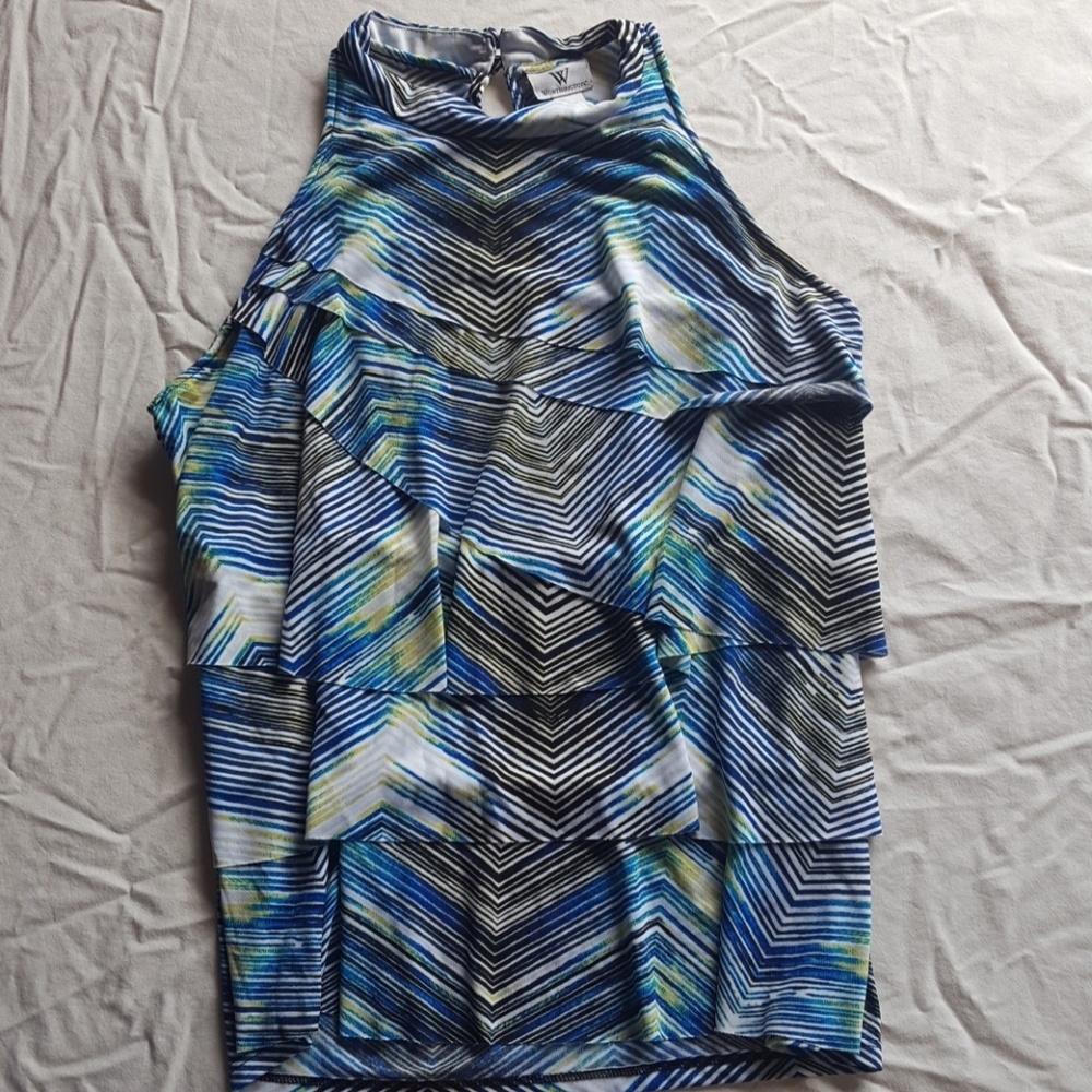Ruffled tank top